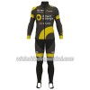 Set Fietsshirt Lange Mouw + Lange Koersbroek 2017 Direct Energie N001